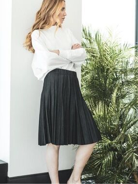 ORLY BLUE DENIM SKIRT